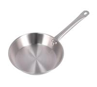 Well Home Sartén Ø32x5cm en Acero inoxidable, Apta para inducción y SIN antiadherente