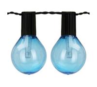 Well home set de 10 luces blancas cálidas de fiesta solar con panel led multicolor - panel solar y batería recargable incluida 16 cm