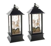 Well Home Set de 2 Farolillos LED para Halloween con Fantasma