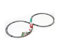 Well home set de 22 piezas de juego de tren de navidad con sonido y luz con vía de 283cm 6 cm