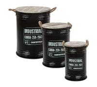 Well Home Set de 3 Cubos de metal 'Southbay'