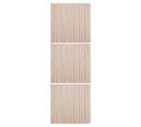 Well Home Set de 3 Paneles decorativos 'Colva' 30x30cm en MDF en color Beige
