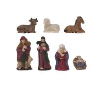 Well Home Set de 7 Figuritas para Belén con Detalles realistas y tamaños Variados