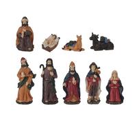 Well Home Set de 9 Figuritas para Belén con medidas variadas