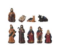 Well home set de 9 figuritas para belén con medidas variadas 34 cm