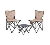 Well home set de camping con 2 sillas y 1 mesa plegable 20.5 cm