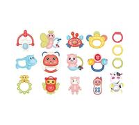 Well Home Set de Sonajeros para Bebés de 16 Piezas para el desarrollo sensorial