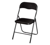 WELL HOME - Silla plegable negra - Básica