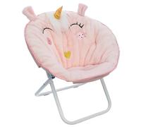 WELL HOME - Sillón plegable Unicornio, tela rosa