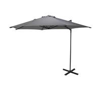 Well home - sombrilla colgante push up con base de acero cruzado