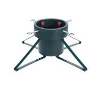 Well home soporte para árbol de navidad verde con patas metálicas y depósito de agua - 21,6x57x57cm