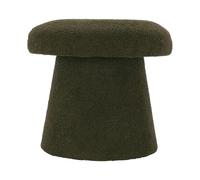 Well Home Taburete seta 'Teddy' verde Ø43x38cm