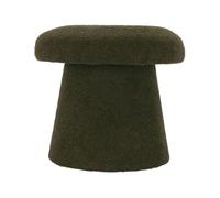 Well Home Taburete Seta 'Teddy' Verde Ø43x38cm