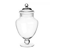 Well home - tarro de cristal para caramelos con pie 2,1l