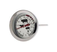 Well home termómetro para carne de acero inoxidable - resistente hasta 300 grados - indicador de temperatura hasta 120 grados