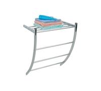 Well Home Toallero en Acero Cromado y 3 baldas con repisa 49x23x38cm