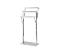 Well Home Toallero Independiente, de pie, 3 Barras, Cromado, 87x41x18,5 cms