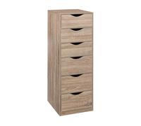 WELL HOME MOBILIARIO & DECORACIÓN Torre de Almacenamiento con 6 cajones 33x38x100cm, 33x38x100