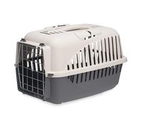 WELL HOME - Transportín de Mascotas Portátil Antracita, ideal para perros y gatos 46,5x32x32cm