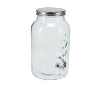 Well Home Vaso Dispensador de Bebidas 5500ml con Tapa Metálica