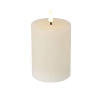 Well home vela led de cera con temporizador en color dorado ø7,5x10cm 8 cm