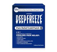 Well Patch Deep Freeze Cold Patches Cooling Therapy for Sprains, Strains & Muscle Pain - 4
