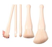Well-Professional - Juego de brochas de maquillaje de viaje, brochas cosméticas ocultas, kit de maquillaje portátil para base, corrector, rubor y sombra de ojos | Herramientas de belleza compactas
