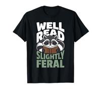 Well Read Slightly Feral Bookworm Personality ||- Camiseta