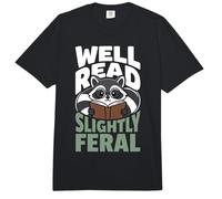 Well Read Slightly Feral Bookworm Personality ||- Comfort Colors Adult Heavyweight T-Shirt