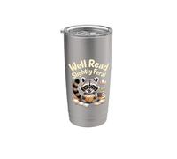 Well Read Slightly Feral Bookworm Personality - Vaso térmico de acero inoxidable de doble pared