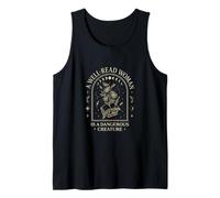 Well-Read Woman Dangerous Creature Celestial Book Aesthetic Camiseta sin Mangas