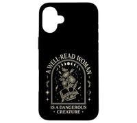 Well-Read Woman Dangerous Creature Celestial Book Aesthetic Carcasa para iPhone 16 Plus