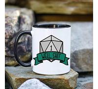 Well Shit DND Taza de regalo para DM Dungeons and Dragons RPG Pathfinder Taza divertida D20 Taza divertida DND Taza de error crítico