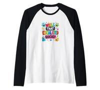 Well That Escalated Quickly Funny Kids Cita Lindo Caótico Camiseta Manga Raglan