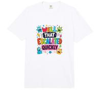 Well That Escalated Quickly Funny Kids Cita Lindo Caótico Comfort Colors Adult Heavyweight T-Shirt