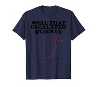 Well That Escalated Quickly Math Pun Camiseta