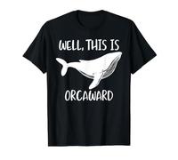 Well This Is Orcaward Camiseta gráfica económica, Hombre, Negro, XL