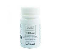 Well&Well Vitaminas D3 K2 60caps