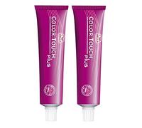 Wella 2 x Color Touch Plus 44/07 color marrón medio de Intensivo Natural de color marrón 60 ml