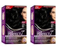 Wella Color Perfect - Tinte de Coloración Permanente para un Cabello Hidratado y Luminoso - Tono Negro Infinito (Paquete de 2)