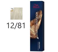 Wella - Crema Permanente Koleston PerfectMe+ 12/81 Rubio Ceniza Perla Especial 60 ml