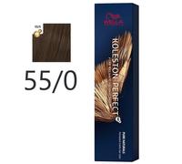 Wella - Crema Permanente Koleston PerfectMe+ 55/0 Marrón Claro Intenso 60 ml