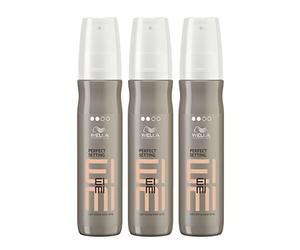 Wella EIMI Perfect Setting 3 x 150 ml loción ligeramente reafirmante spray Volume Styling Professionals by Wella