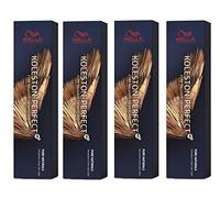 Wella Koleston Perfect ME+ 6/00 - Lote de 4 rubios oscuros, 60 ml