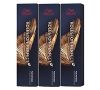Wella koleston perfect me+ 6/71 tinte rubio oscuro marrón ceniza 60 m