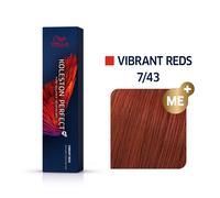 Wella Professionals Koleston Perfect Vibrant Reds 7/43 Rubio Medio Rojo Oro, 60 ml
