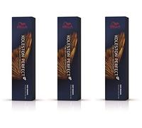 Wella Koleston Perfect Me+ KP DEEP Browns 5/75 - Pack de 3 unidades, color marrón claro y caoba