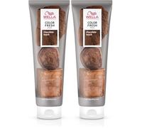 Wella Professionals Color Fresh Mask Mascarilla de color Coloración temporal Revive el color del cabello Hidratante Tono Chocolate Touch 150ml (Paquete de 2)