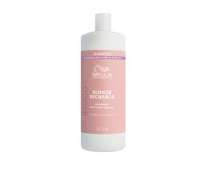 Wella Professionals - INVIGO Blonde Recharge with Purple Pigments - Highlighted, Cool Blonde or Silver Hair Champús 1000 ml unisex