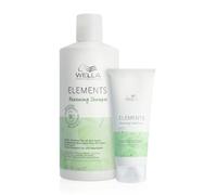 Wella Professionals Pack Elements - Champú Renovador 500ml + Acondicionador Renovador 200ml - Brillo y suavidad para el cabello, Anti Encrespamiento, Sin Siliconas ni Sulfatos, Con Aloe Vera